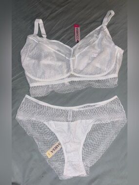 Cosabella Sutra Curvy Sweetie Bralette & Panty Set in Size Large NWT